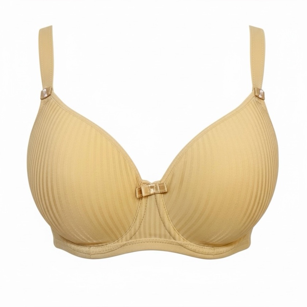 Freya Underwire Bra‎ Padded Vertical Stripe Everyday Comfort Beige 30F